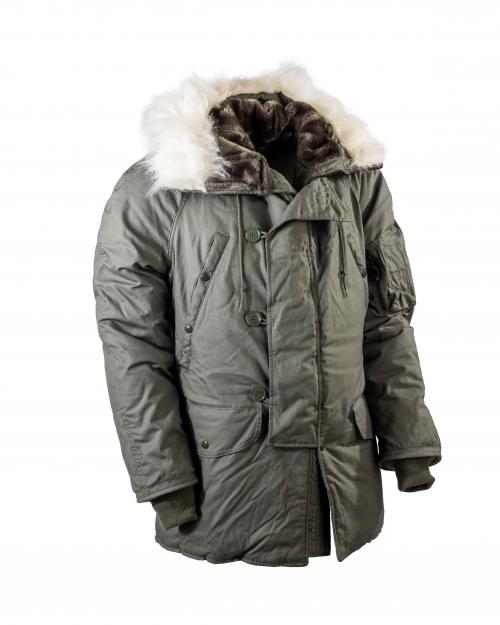 Original US Army Parka N-3B Cold Weather Neuwertig Oliv