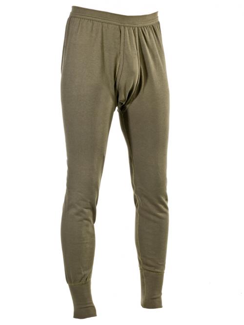 Original Bundeswehr warme Unterhose lang Oliv 100 % Baumwolle