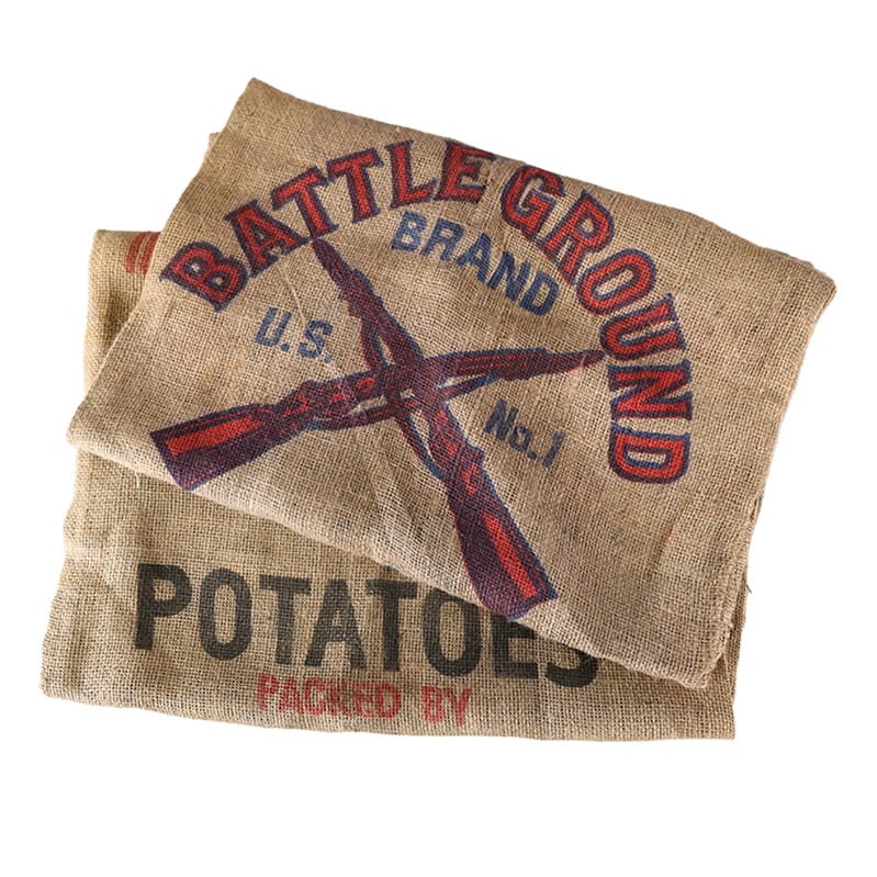 Originaler Kartoffelsack aus dem Zweiten Weltkrieg