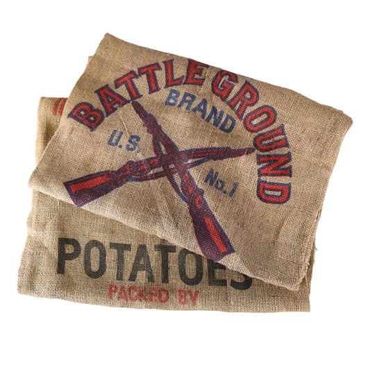Originaler Kartoffelsack aus dem Zweiten Weltkrieg