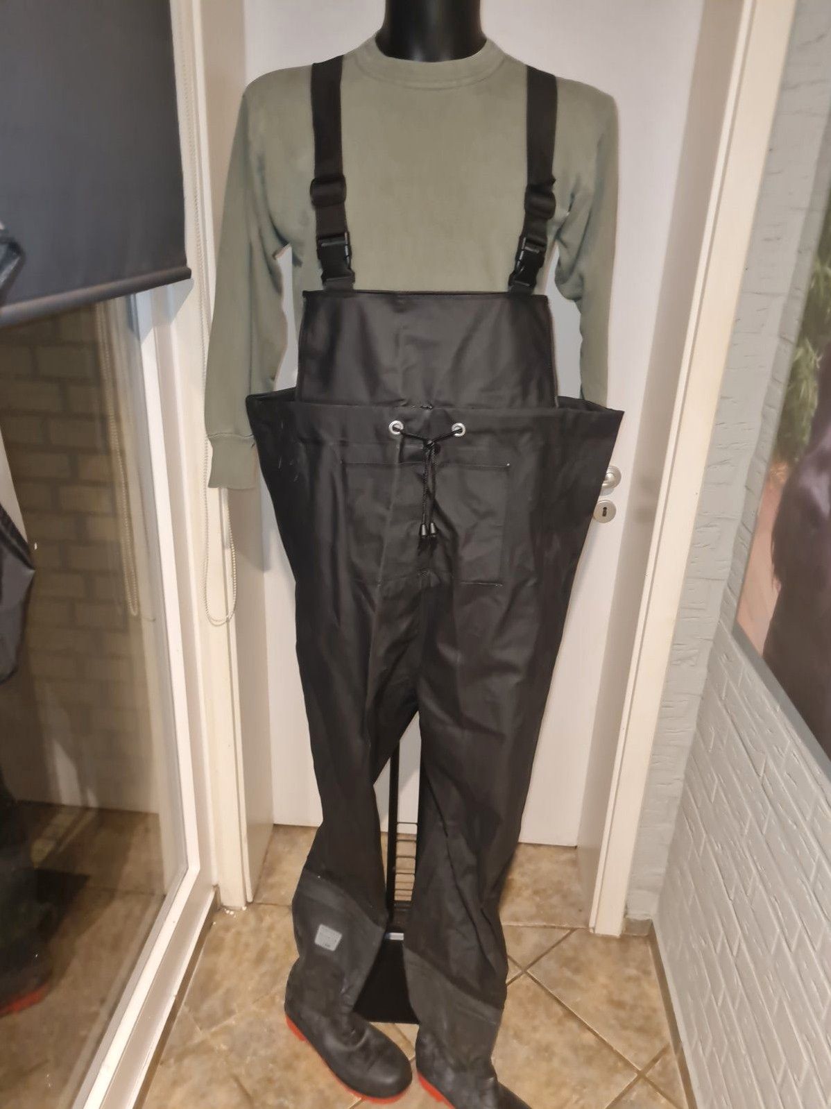 Original Wathose Portwest / Norway Oliv Schwarz Bundeswehr Bestände Anglerhose