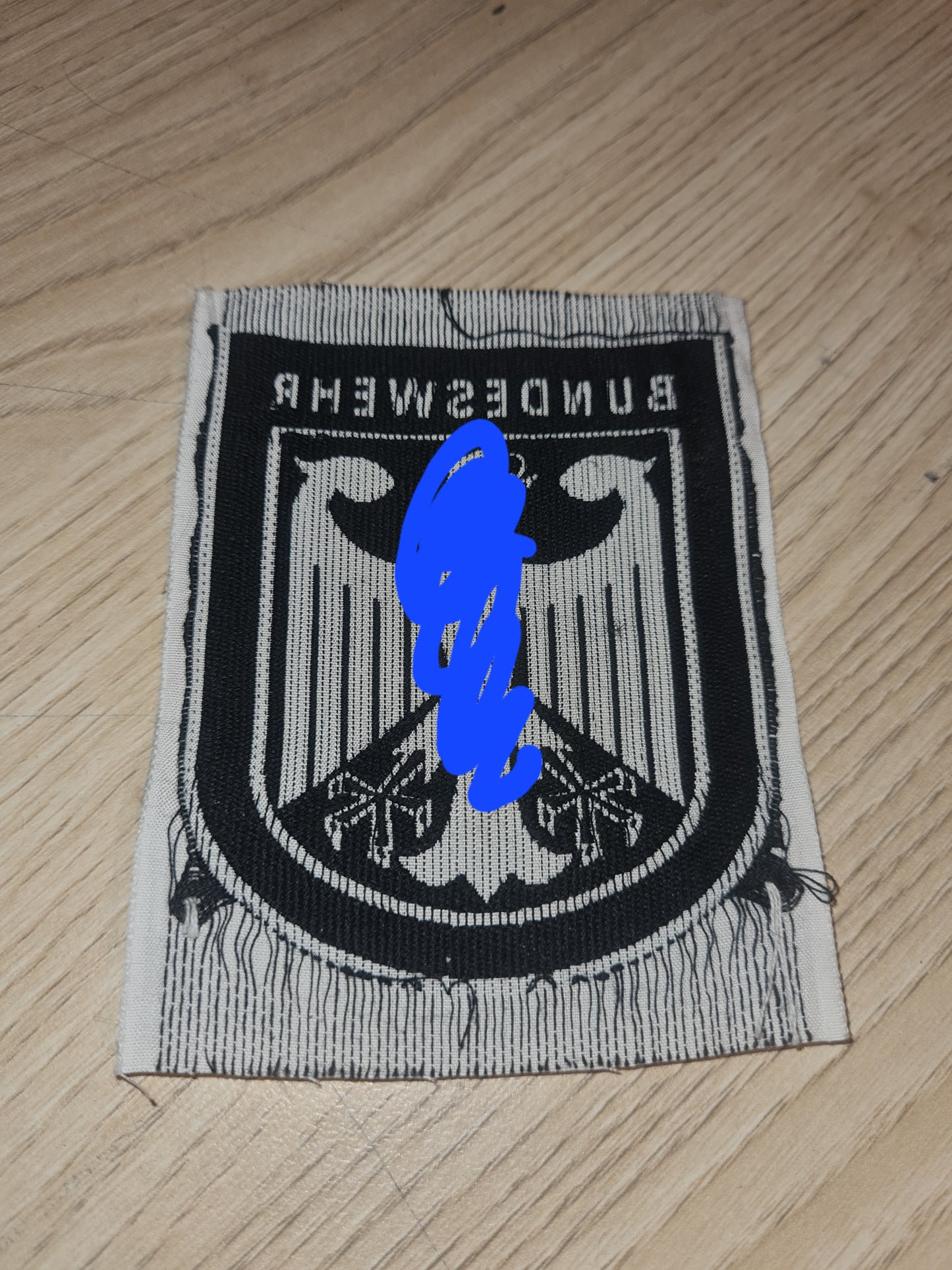 Original Bundeswehr Patch Aufnäher Bundesadler Sporthemd Sportanzug