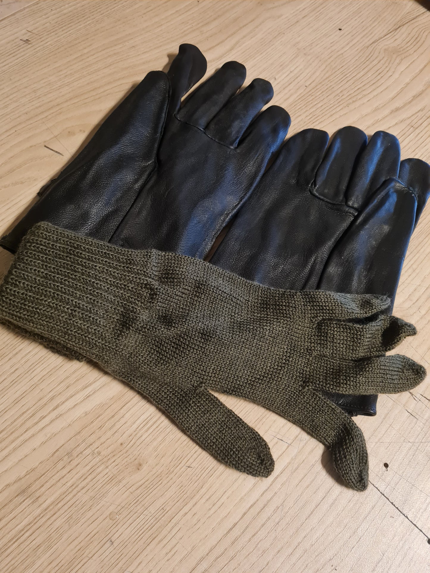 Original Handschuhe inside Gloves US Army Innenhandschuhe Oliv schwarz Winter