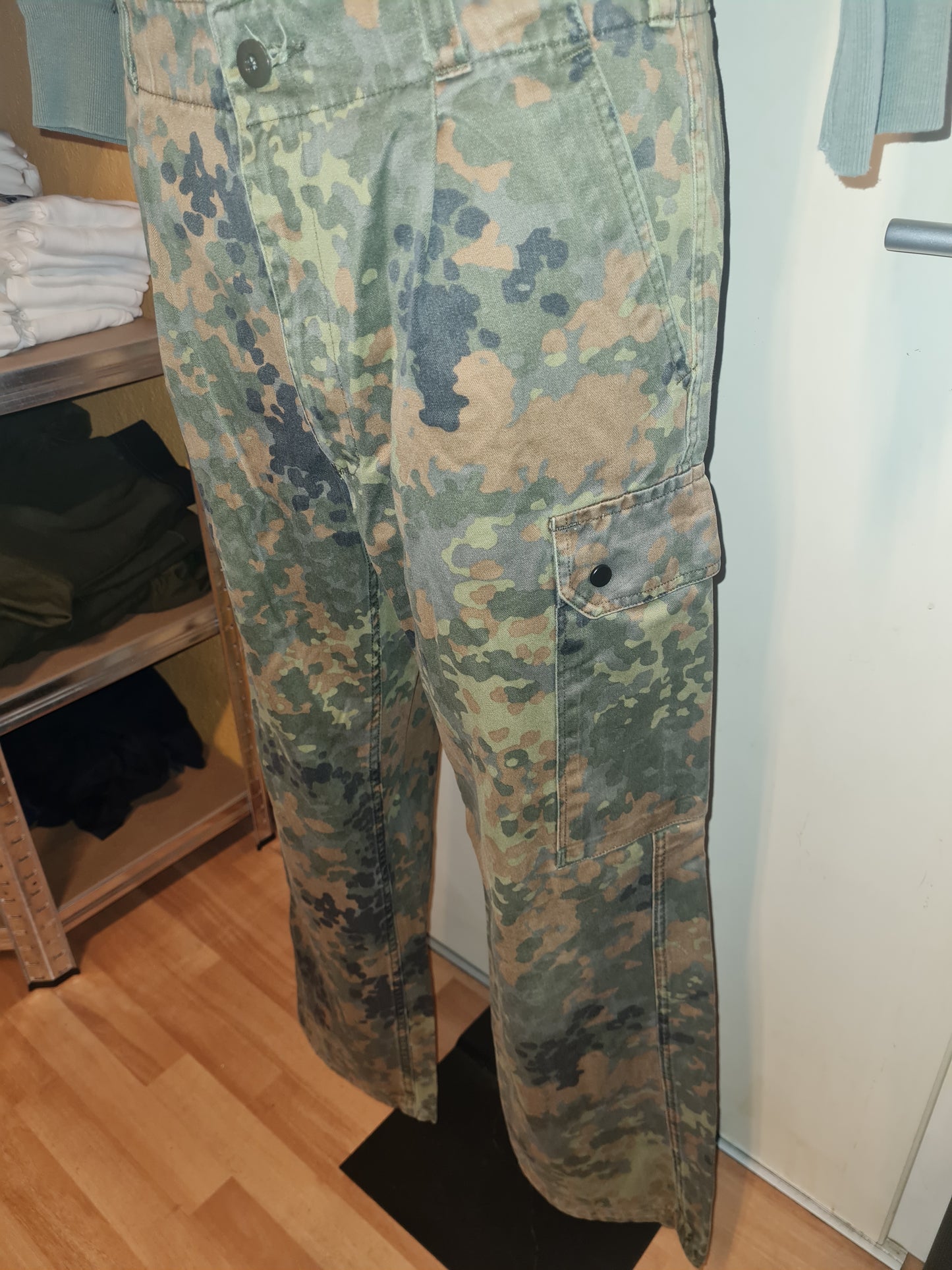 Original Bundeswehr Feldhose Flecktarn gebraucht Kein Nachbau Kein TL