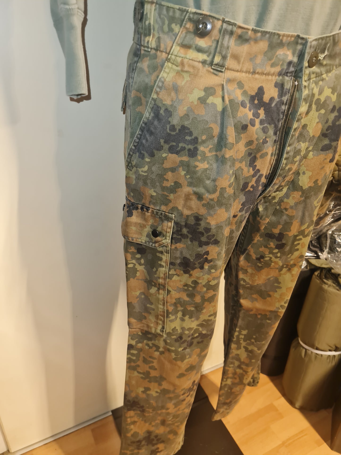 Original Bundeswehr Feldhose Flecktarn gebraucht Kein Nachbau Kein TL