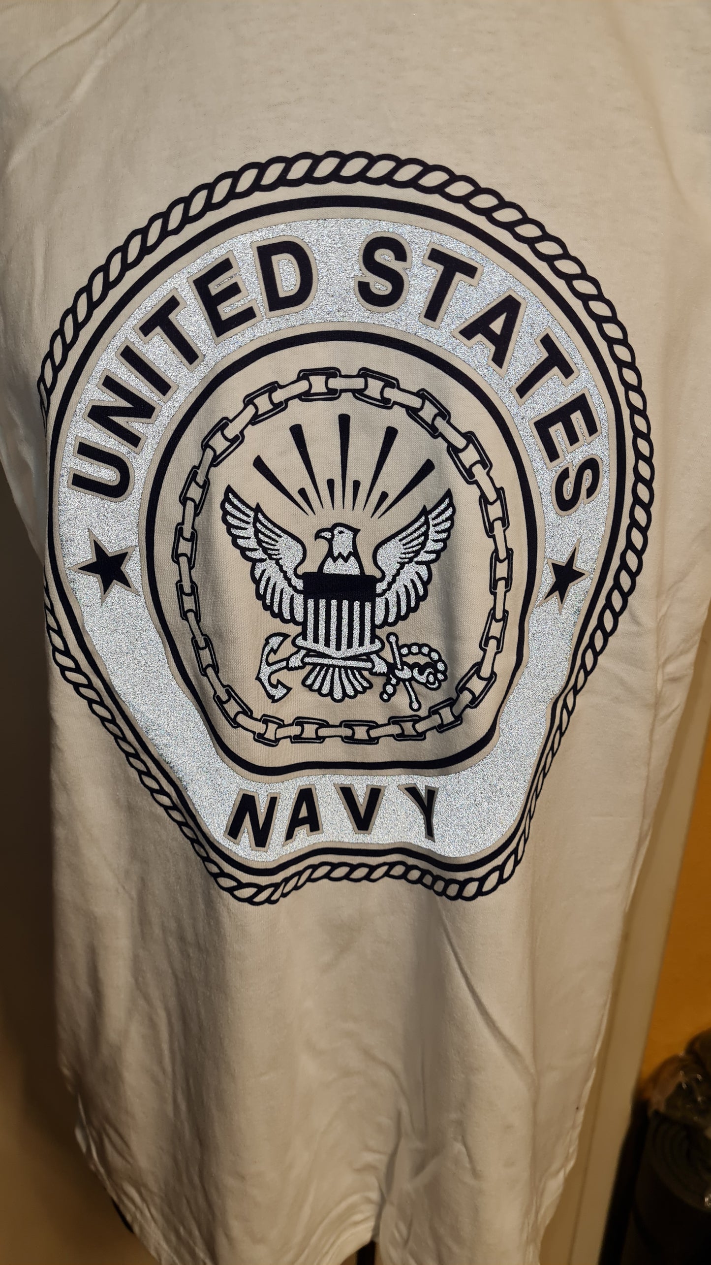 Original US Navy T - Shirt weiss Hersteller Soffe USA