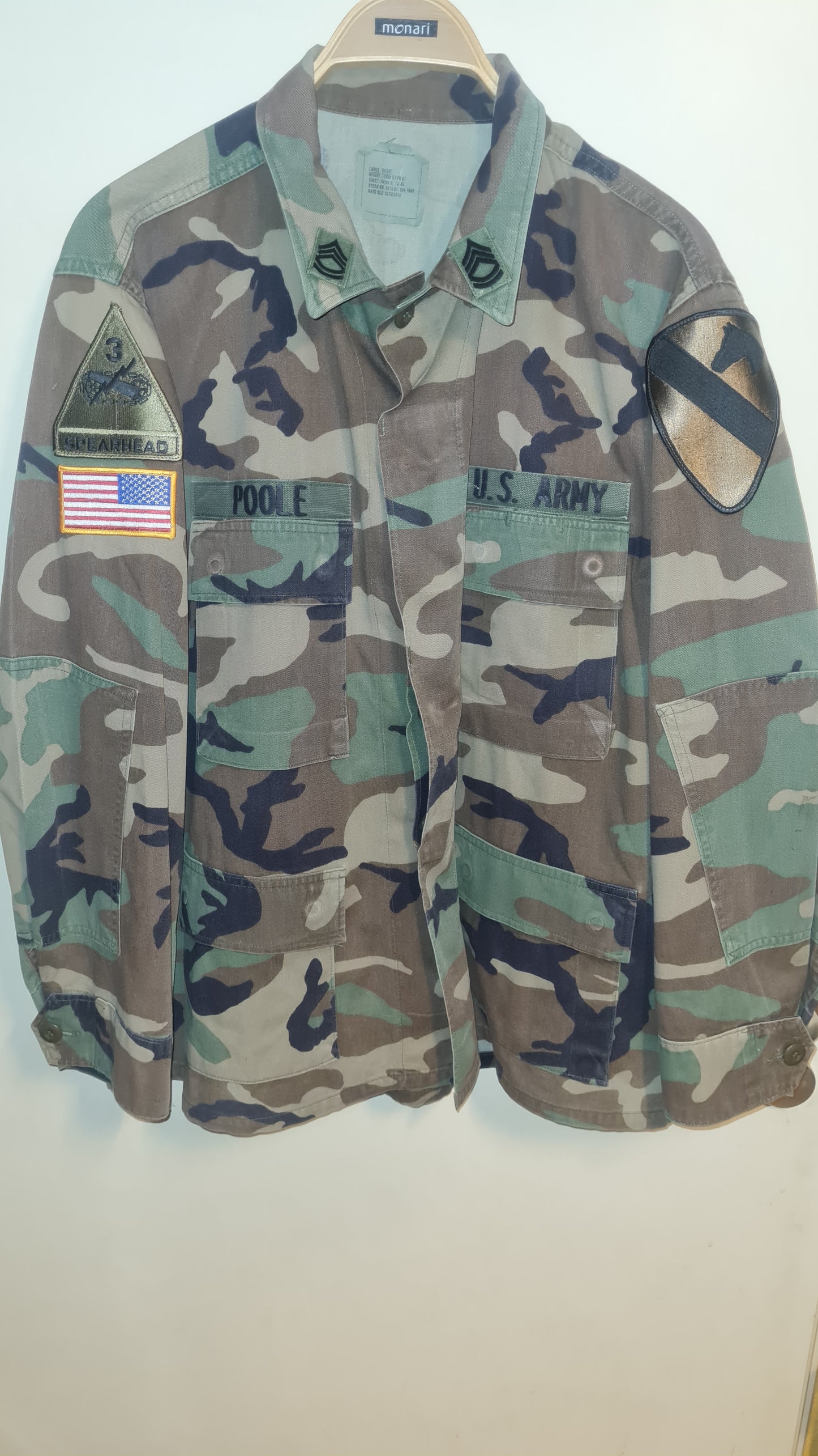 Original US. Army Feldbluse / Feldjacke BDU Woodland