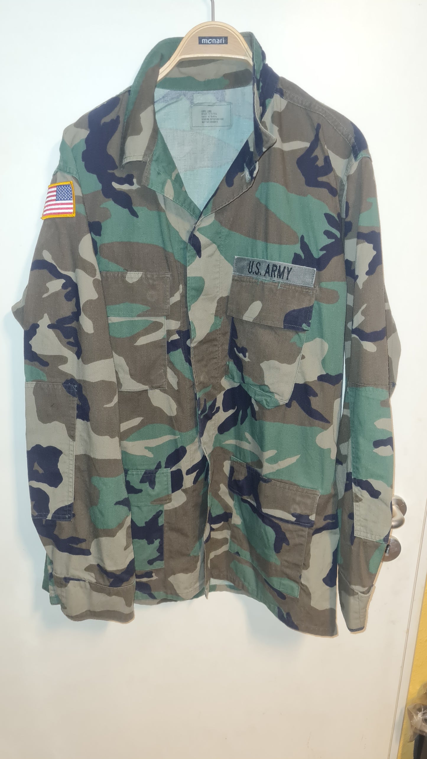 Original US. Army Feldbluse / Feldjacke BDU Woodland