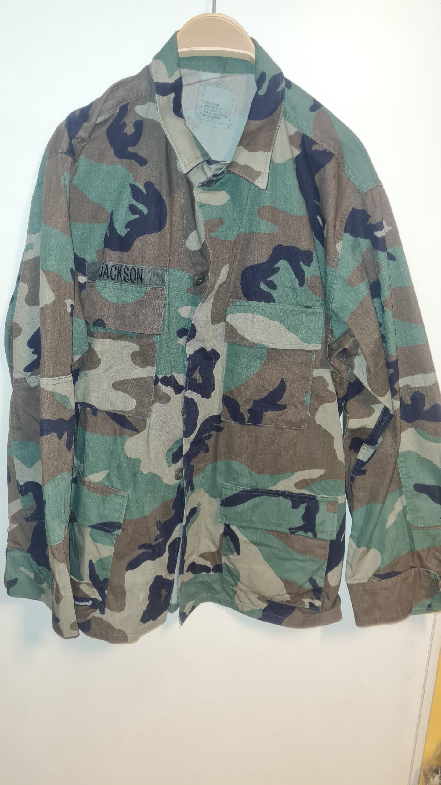 Original US. Army Feldbluse / Feldjacke BDU Woodland