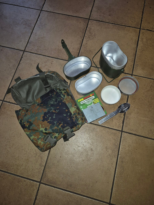 Original Bundeswehr Kochgeschirr Essbesteck Esbit Kocher TOP