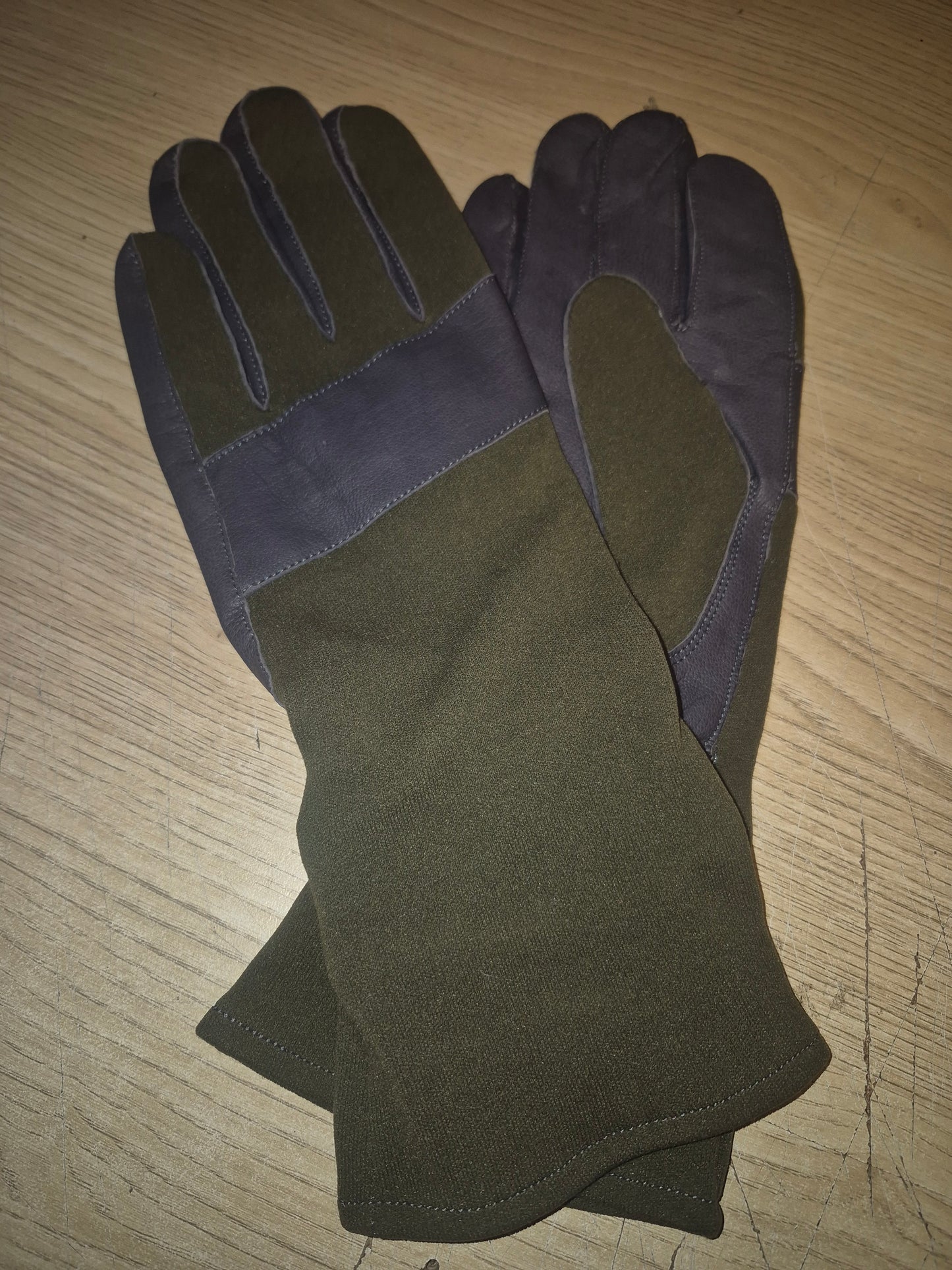 Original Bundesweh Kampfhandschuhe Fingerhandschuhe Leder