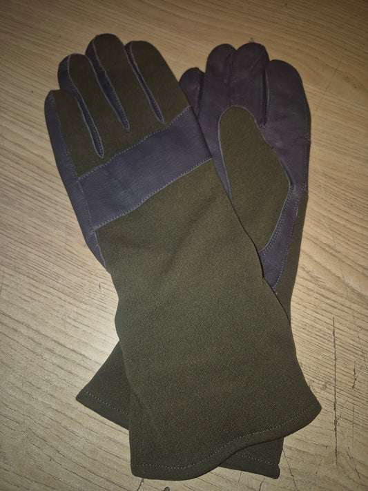 Original Bundesweh Kampfhandschuhe Fingerhandschuhe Leder