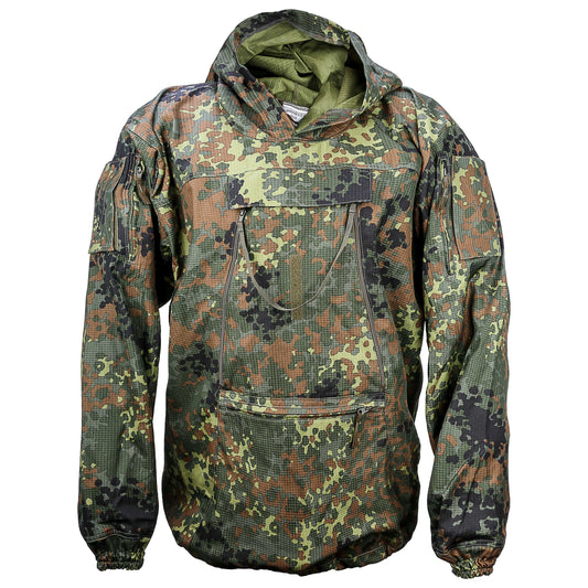 Leo Köhler Poncho Flecktarn Ripstop Nässeschutz Regenjacke