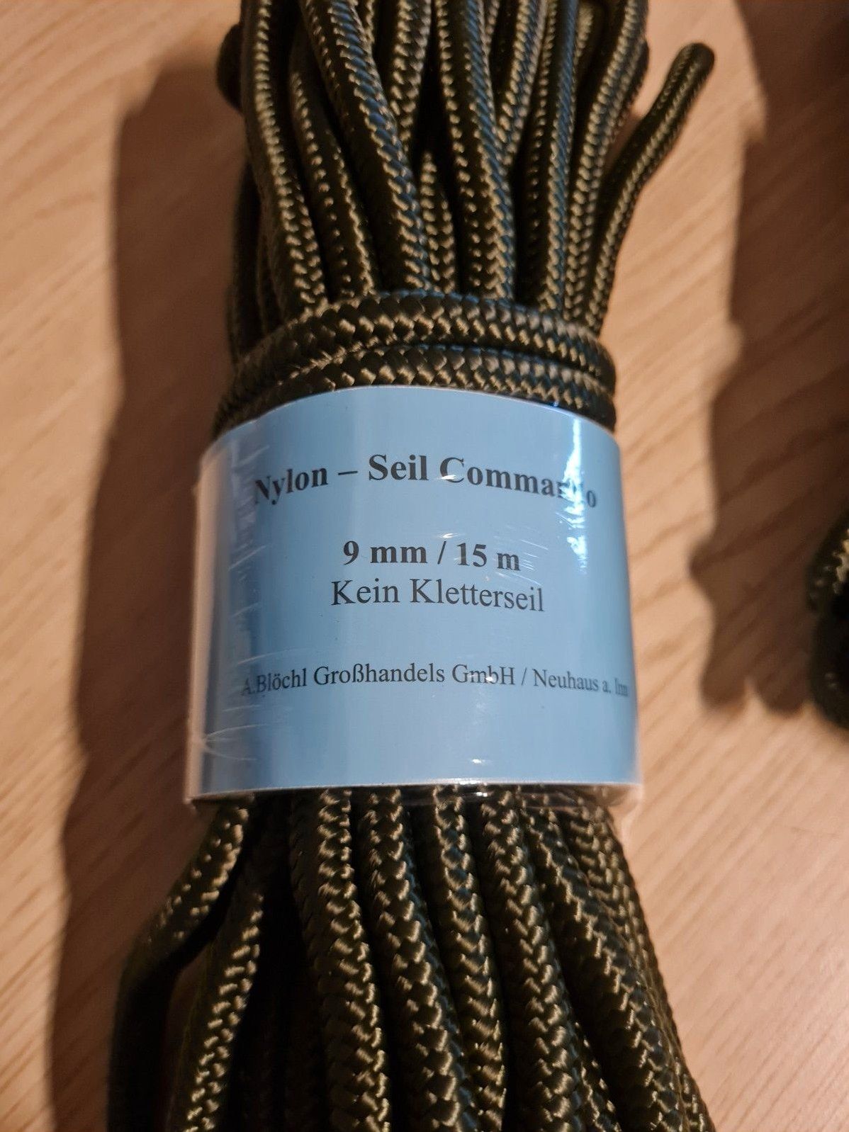 Seil Spannseil Nylon Nylonseil 15 m Kein Kletterseil Oliv