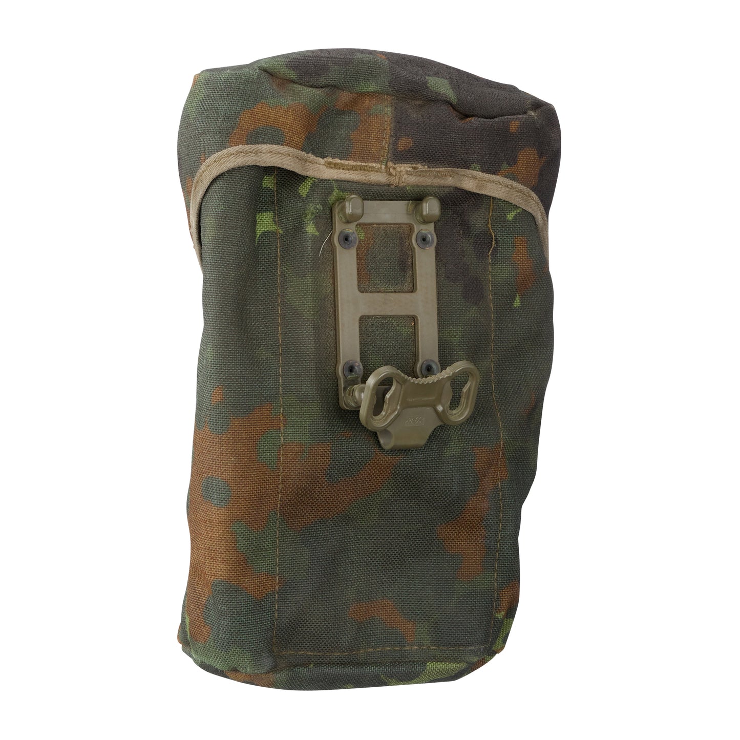 Original Bundeswehr Feldflasche Aluminium mit Hülle Tarn Flecktarn