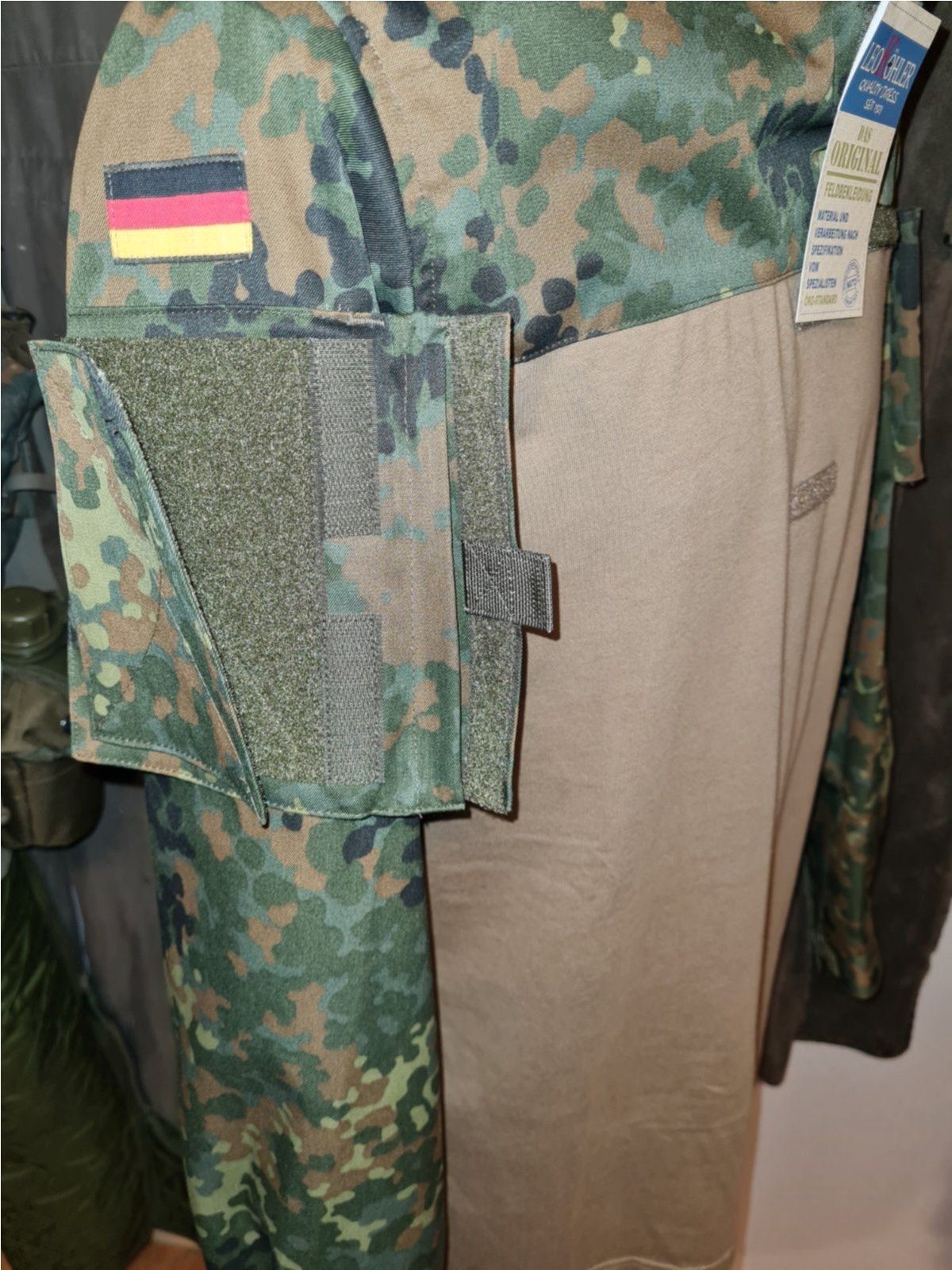 Original Bundeswehr Combat Shirt Leo Köhler Flecktarn Tropentarn