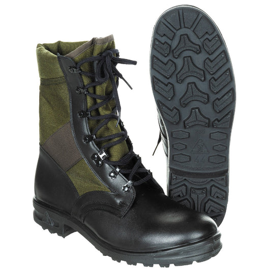 Original Bundeswehr Tropenstiefel, BALTES schwarz / oliv neuwertige