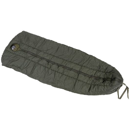 Original Bundesheer Schlafsack Goldeck mit Ärmelöffnung Mumie