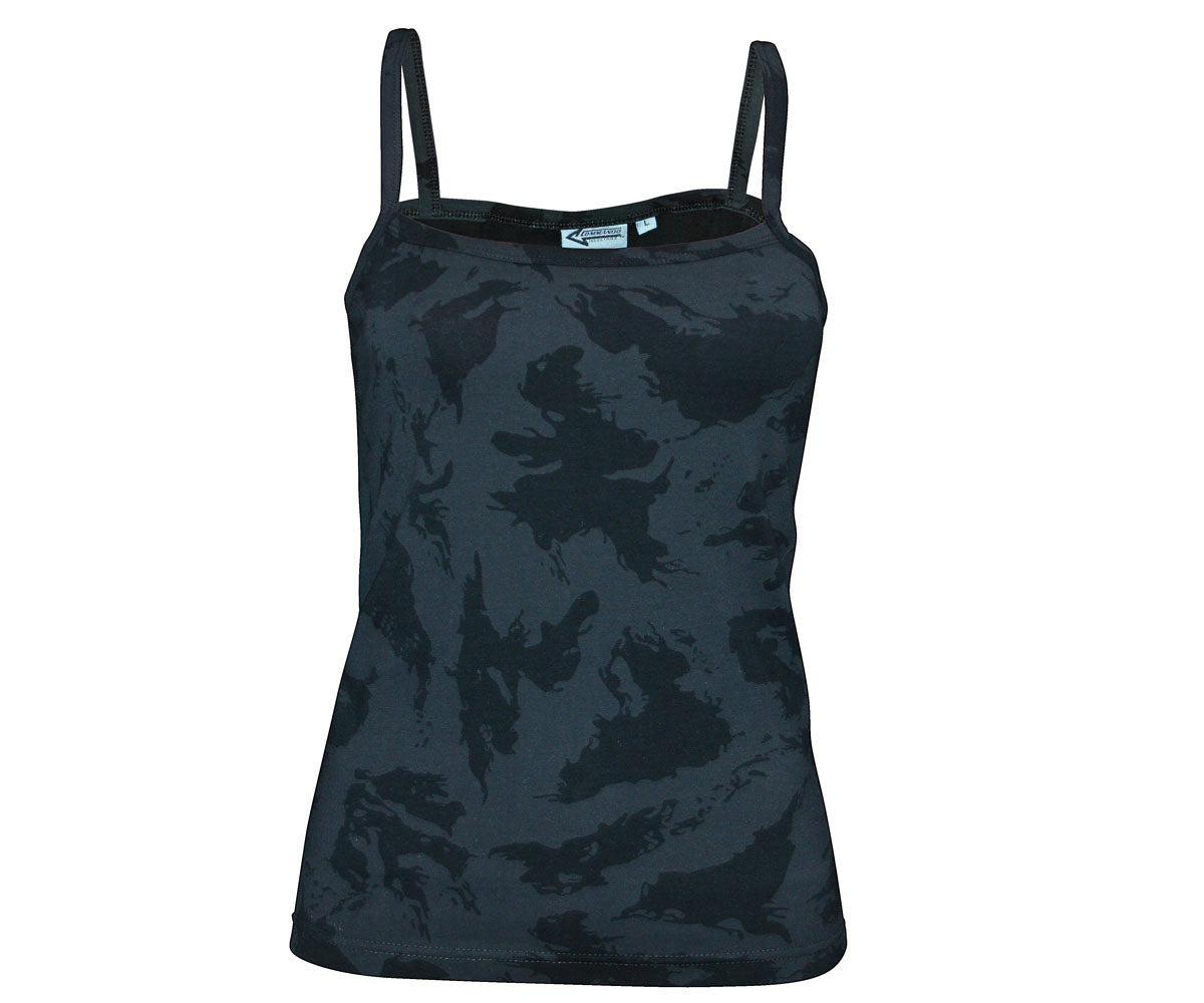 Ladies Spagettiträger Top Flecktarn / Woodland / Nightcamo