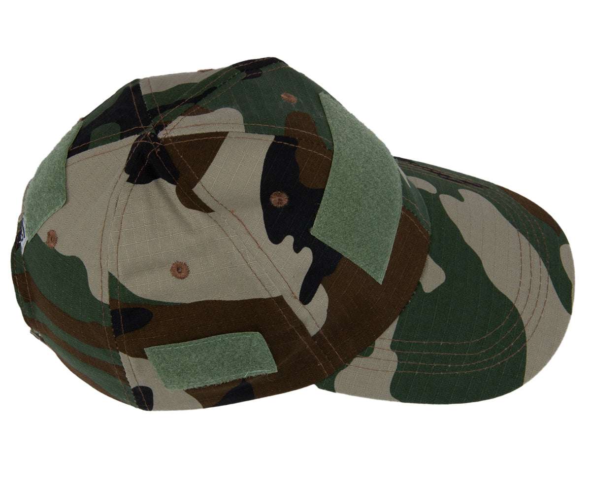 COMMANDO Tactical Caps mit Velcro Flächen Patch Tacop Camo