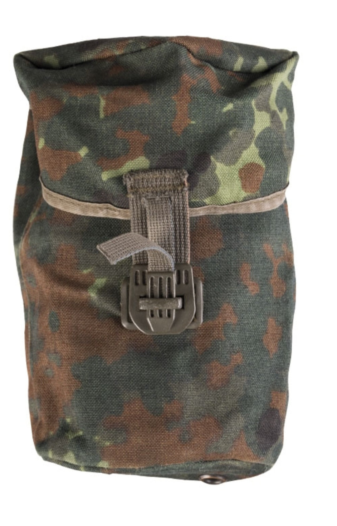 Original Bundeswehr Feldflasche Aluminium mit Hülle Tarn Flecktarn