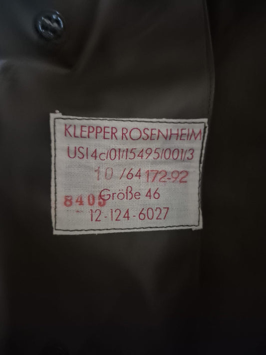 Original Bundeswehr Regenmantel Nässeschutz Gummi Klepper
