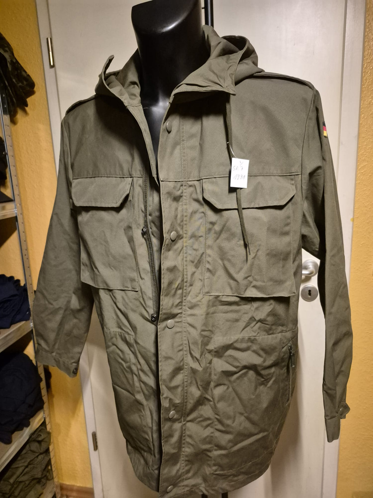 Original Bundeswehr Parka 70er Jahre Feldjacke Windjacke ohne Futter