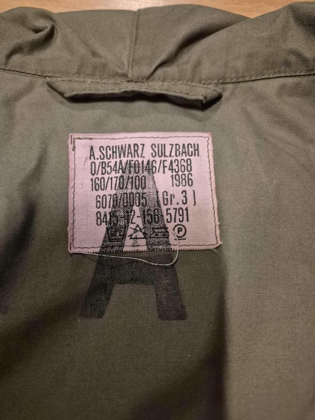 Original Bundeswehr Parka 70er Jahre Feldjacke Windjacke ohne Futter