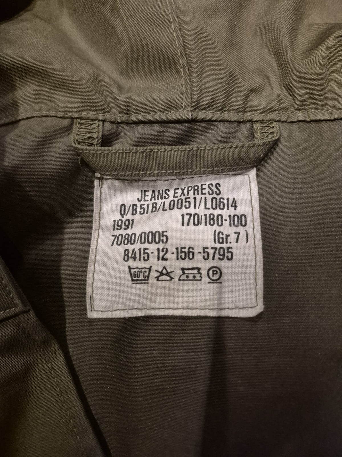 Original Bundeswehr Parka 70er Jahre Feldjacke Windjacke ohne Futter