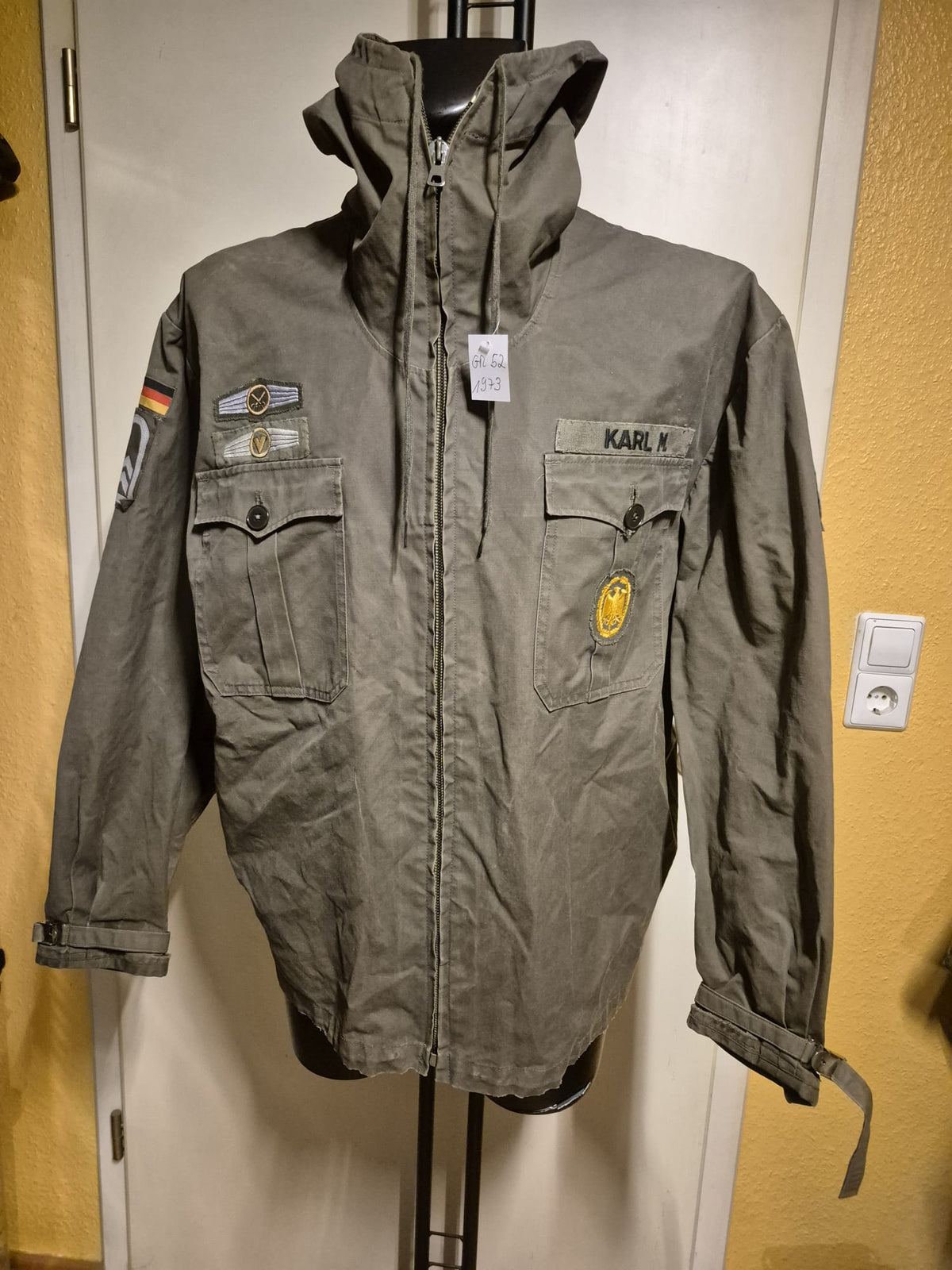 Original Bundeswehr Parka 70er Jahre Feldjacke Windjacke ohne Futter