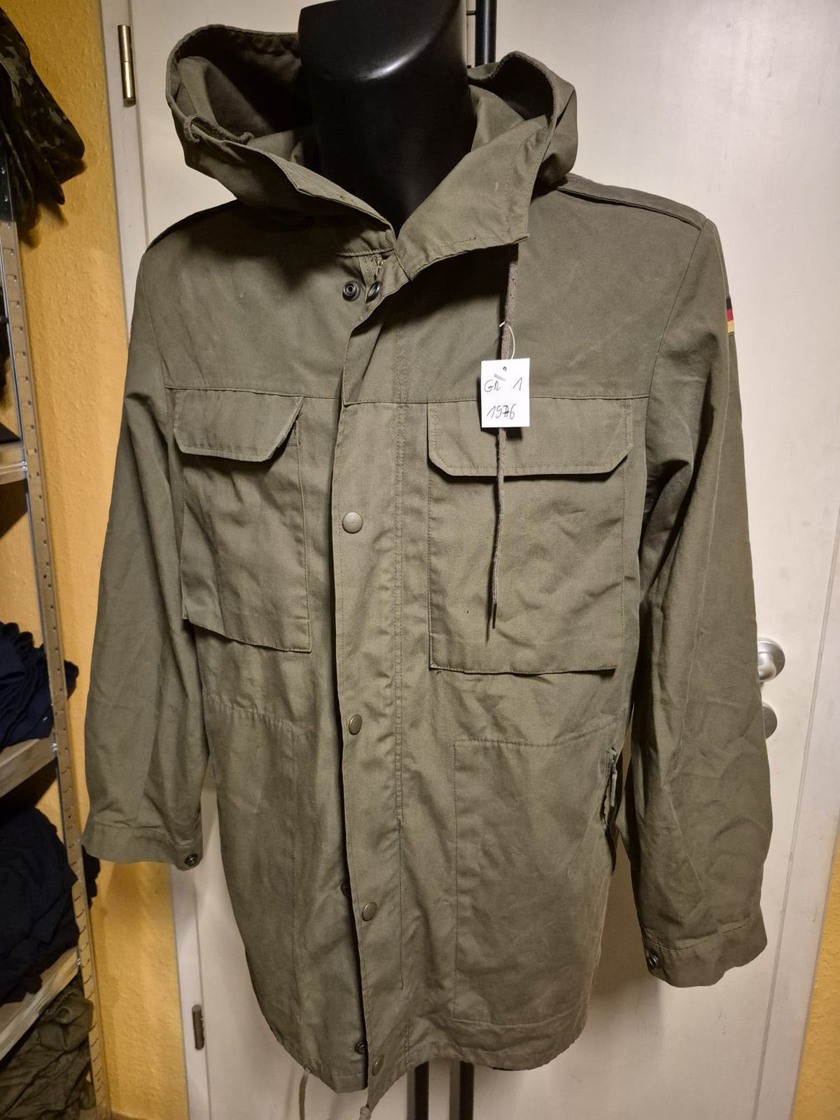 Original Bundeswehr Parka 70er Jahre Feldjacke Windjacke ohne Futter