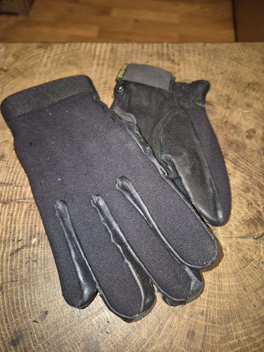Handschuhe Neopren Kevlar Schnittschutz Stichschutz schwarz
