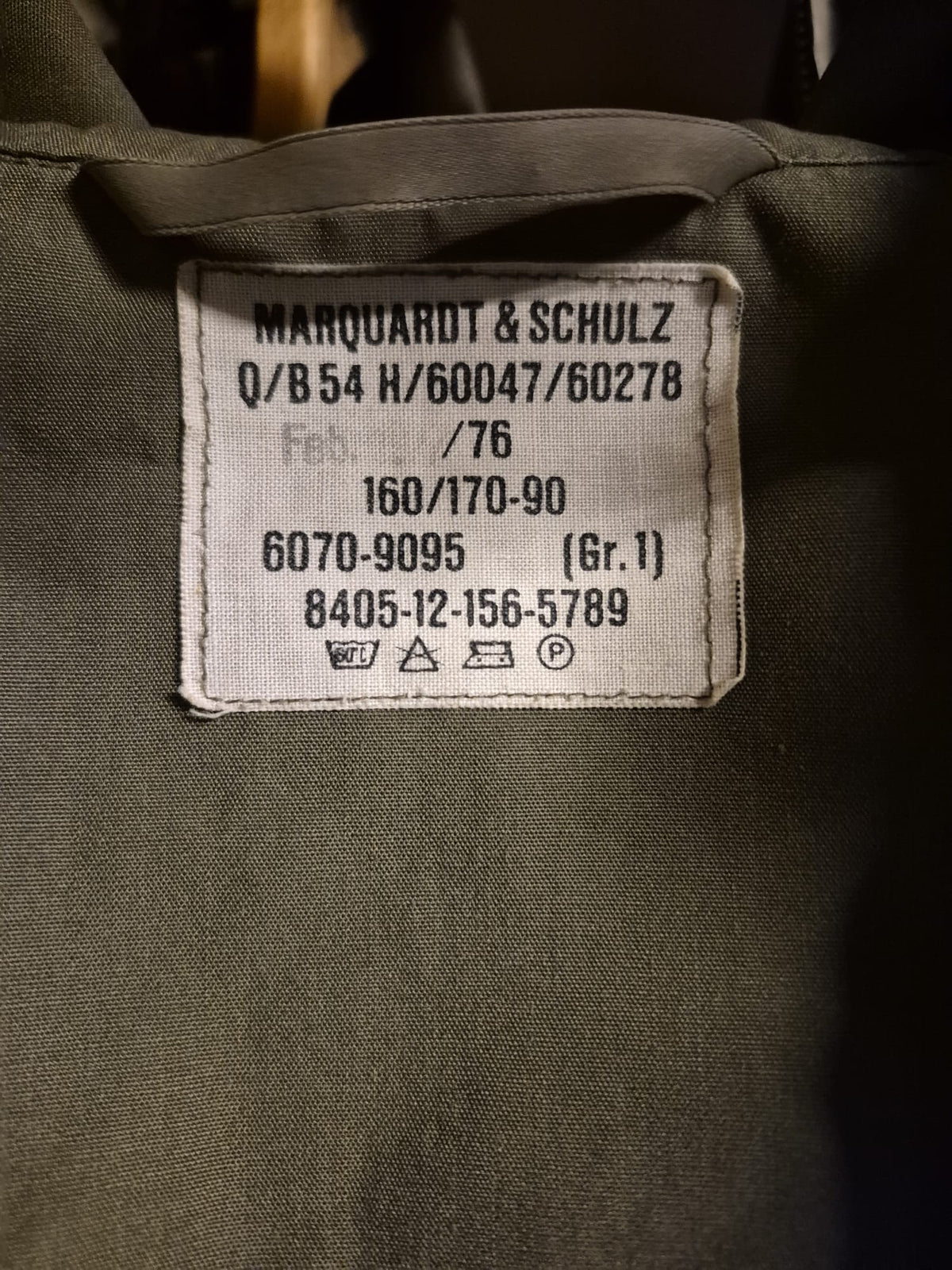 Original Bundeswehr Parka 70er Jahre Feldjacke Windjacke ohne Futter