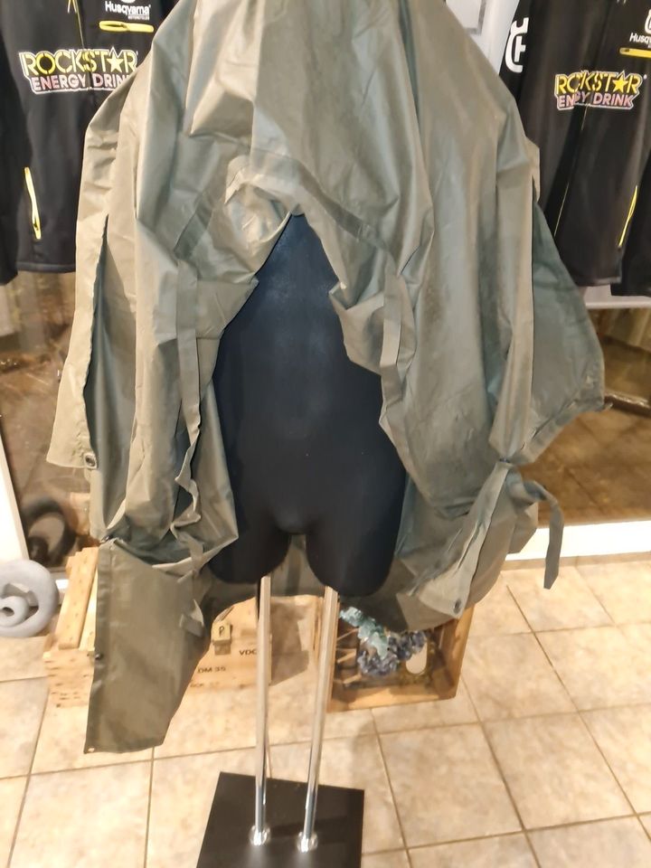 Original Bundeswehr Regenponcho Poncho Oliv Kein Nachbau Top Zustand