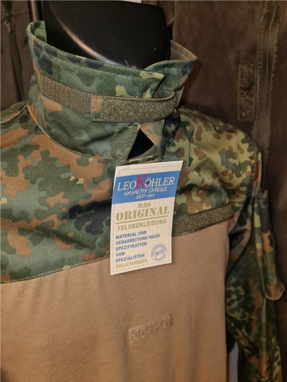 Original Bundeswehr Combat Shirt Leo Köhler Flecktarn Tropentarn