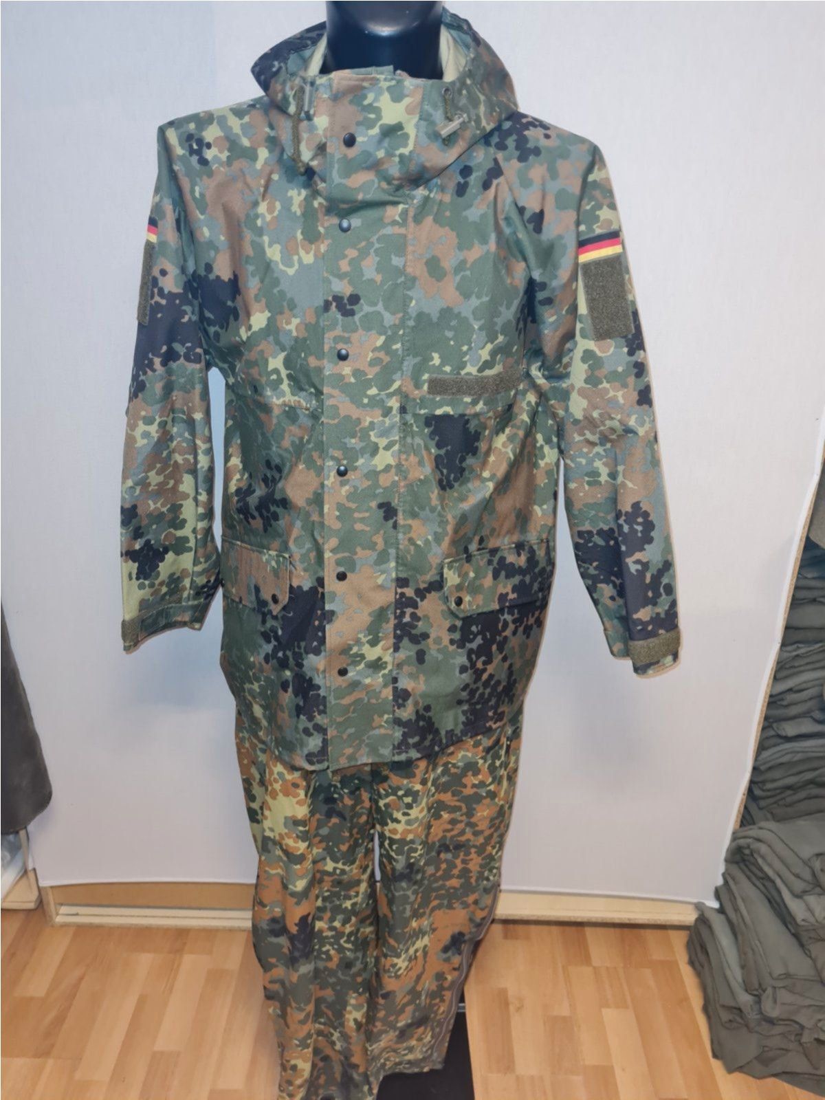 Bundeswehr Original Nässeschutz GORE-TEX Regenjacke Hose