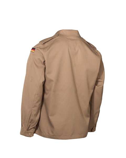 Original Bundeswehr Bordjacke Tropen Marine Beige Vektorenschutz