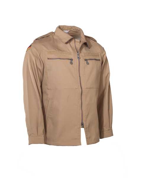 Original Bundeswehr Bordjacke Tropen Marine Beige Vektorenschutz