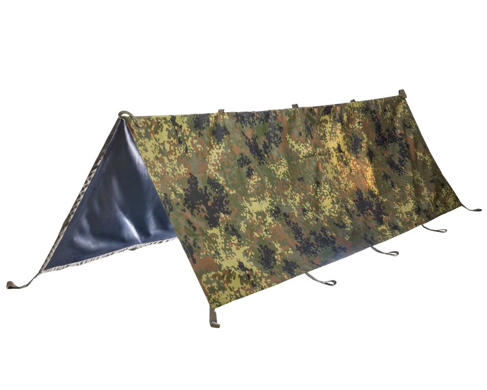 Mehrzweckplane Bundeswehr Spezialkräfte IR neu Oliv Oder Flecktarn