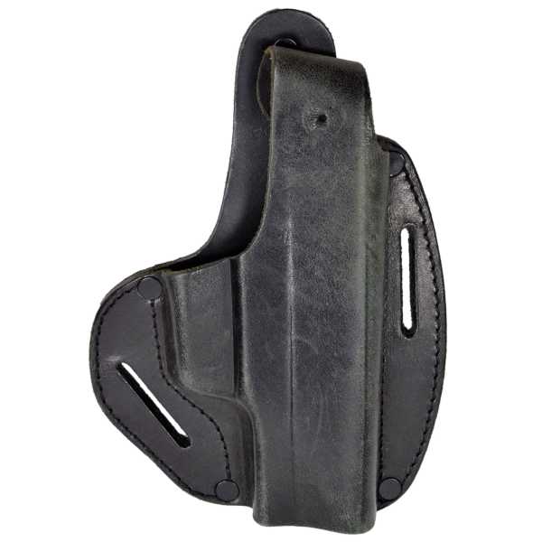 Gürtelholster Deutsche Polizei P8 Leder schwarz