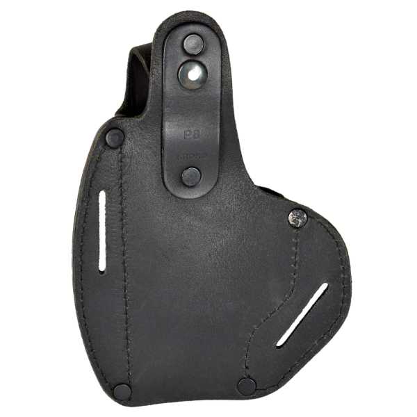 Gürtelholster Deutsche Polizei P8 Leder schwarz