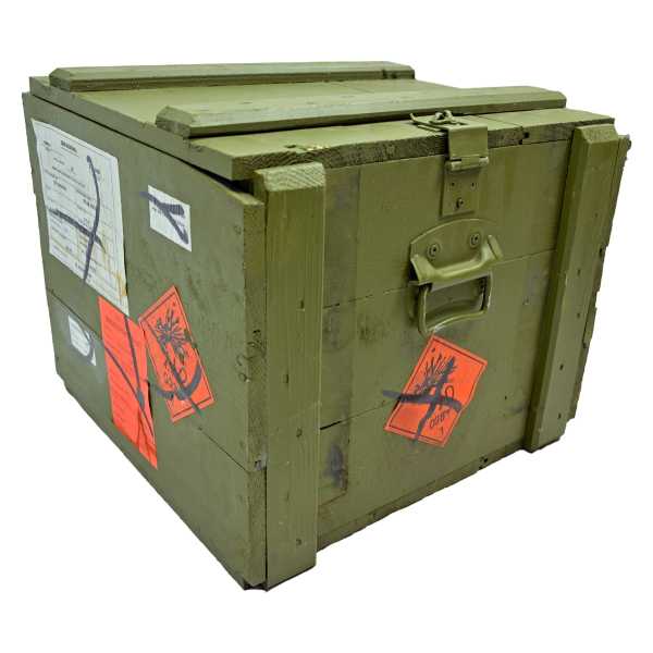 Munitionskiste Holzkiste Dänische Armee HGR M/95 grün