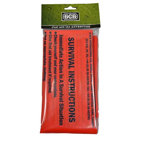 Printed Survival Bag BCB orange neu
