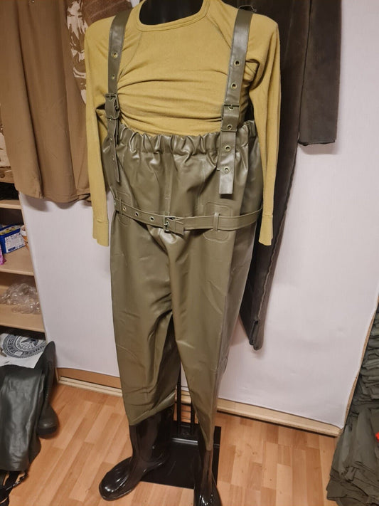 Bundeswehr Pioniere Original Wathose NEU Anglerhose Novotex BW Größe 3 / 46 Oliv