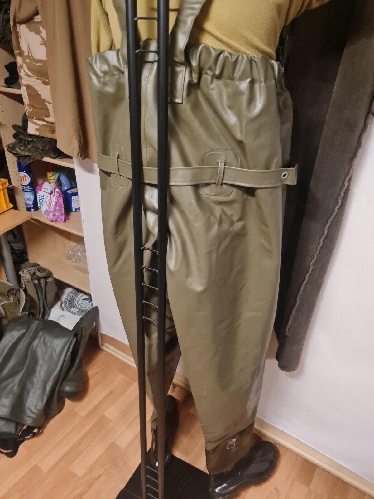 Bundeswehr Pioniere Original Wathose NEU Anglerhose Novotex BW Größe 3 / 46 Oliv